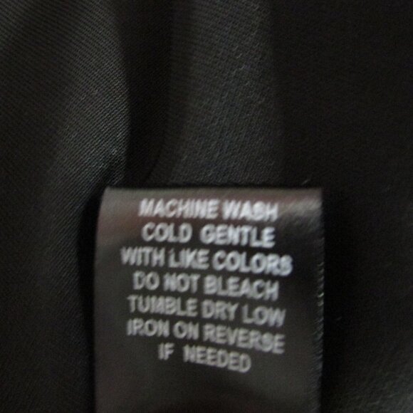 The Vanity Room Black Velvet Cold Shoulder Dress S - Picture 10 of 11